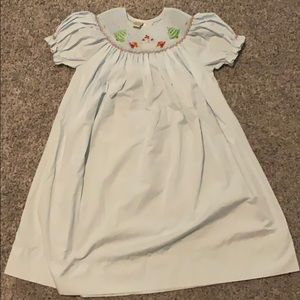 Beautiful Smocked Christmas Dress